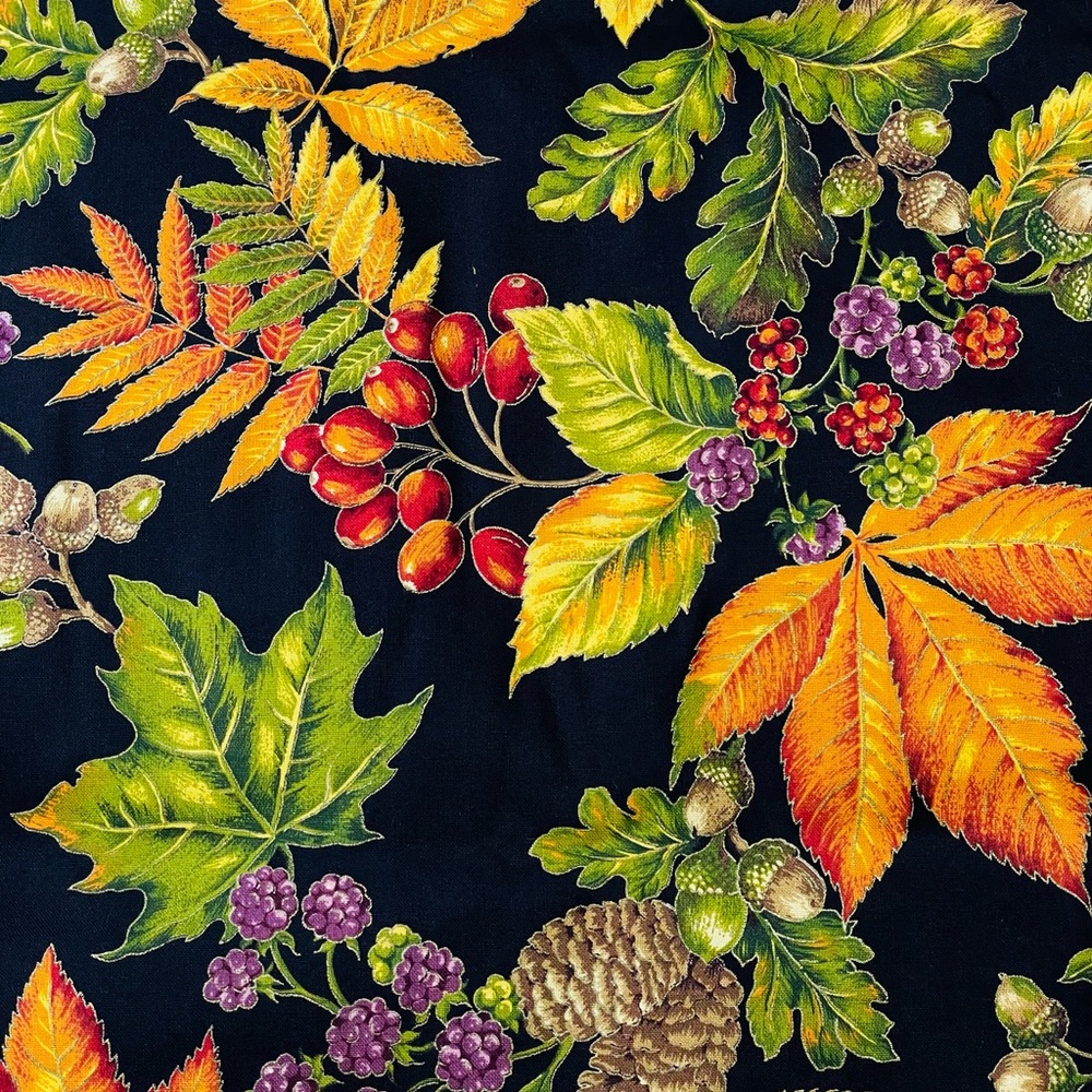 Vintage VIP Cranston fabric HARVEST Autumn Fall  Fabric 100% Cotton 5.3 Y